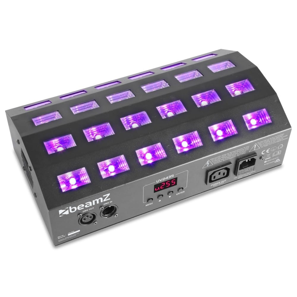 Beamz BUV463 LED UV STROBE 4X6 UV 3W at Bounce