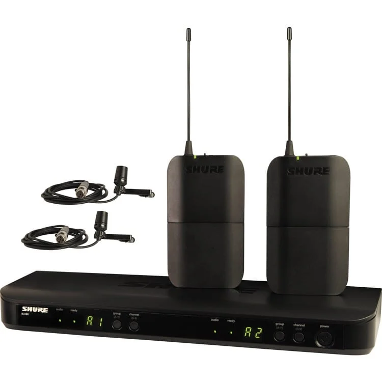 Shure BLX188E/CVL Dual Channel Lavalier Wireless System