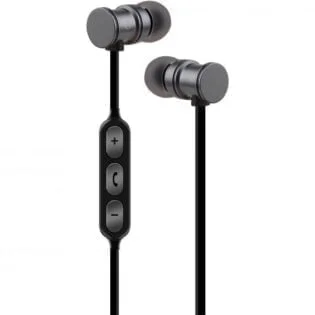 AV Link EMBT1-GRY MAGNETIC BT STEREO EARPHONES GREY