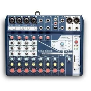 Soundcraft Notepad-12FX Small-format Analog Mixing Console with