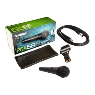 Shure PGA58 Cardioid Dynamic Vocal Microphone