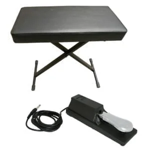 Tecnix Keyboard Bench and Sustain Pedal