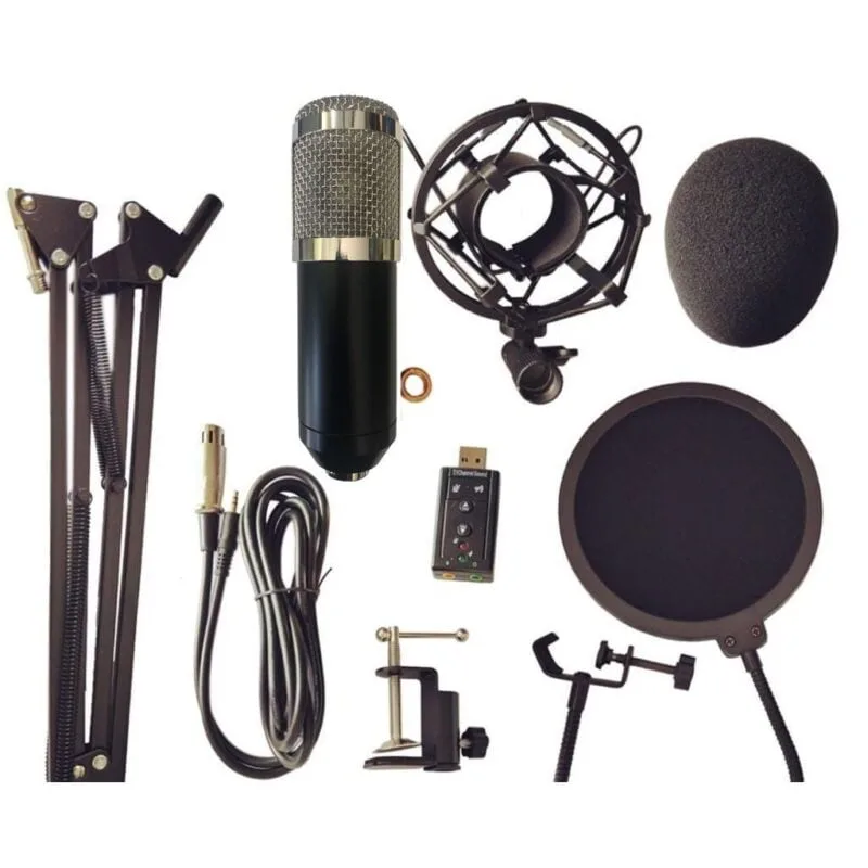 TBM 800 Condenser Microphone Professional Mic Kit