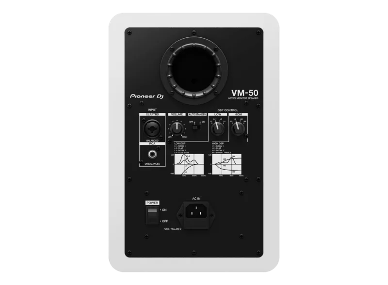 Pioneer VM50 White Studio Monitor (pair) - Image 4