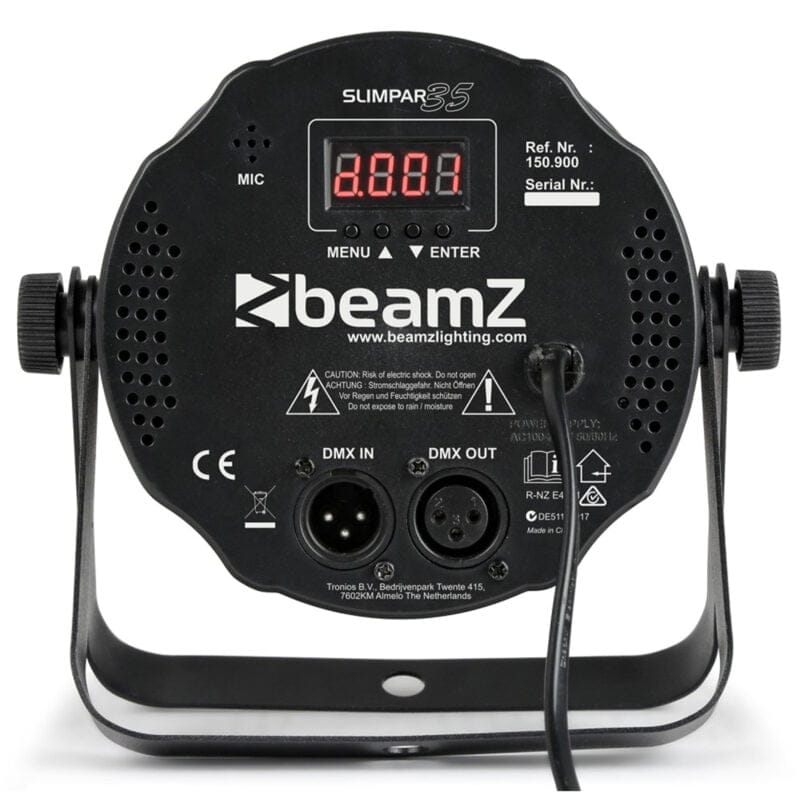 BEAMZ SLIMPAR35 LED PAR IP20 12x 3W RGB - Image 2