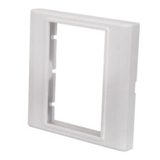 Single wallplate frame