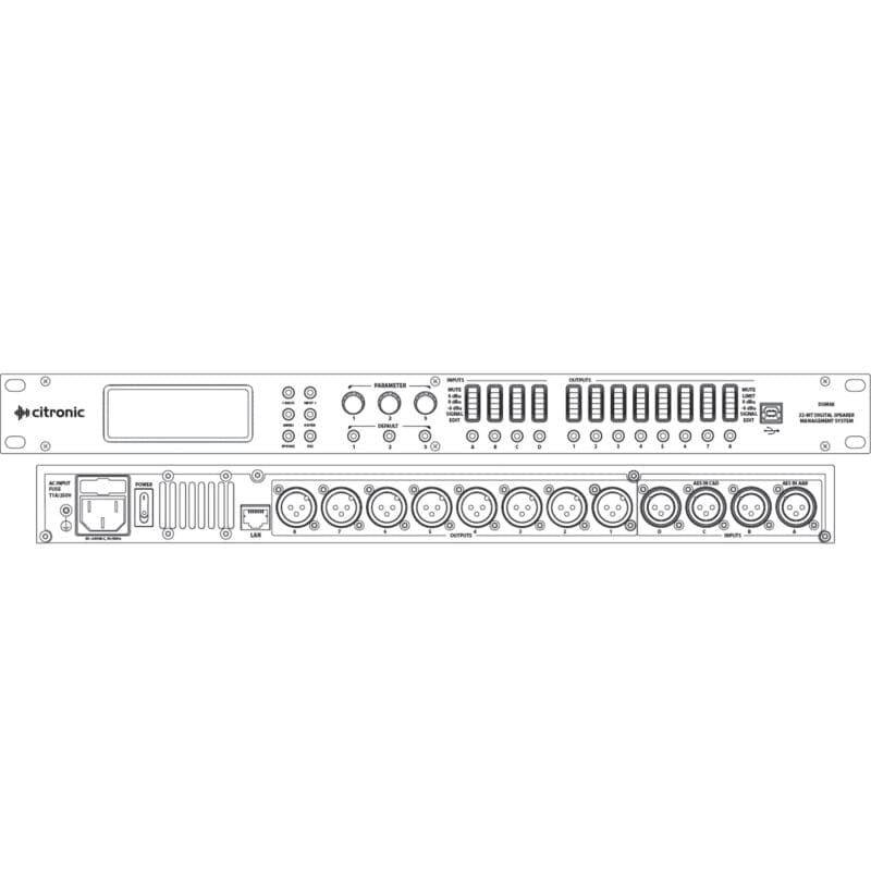 CITRONIC - DSM48 DIGITAL SPEAKER MANAGEMENT SYSTEM - Image 4