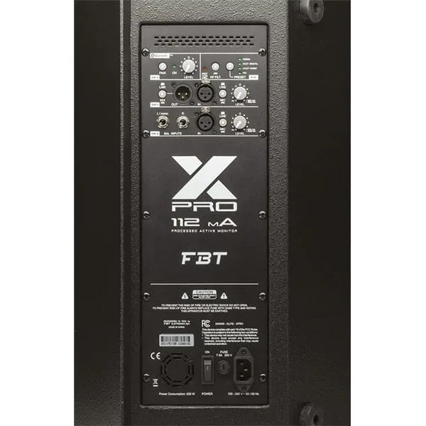 FBT X PRO112MA 12 PROCESSED ACTIVE MONITOR SPEAKER 1500W at Bounce Online. R16 830.00