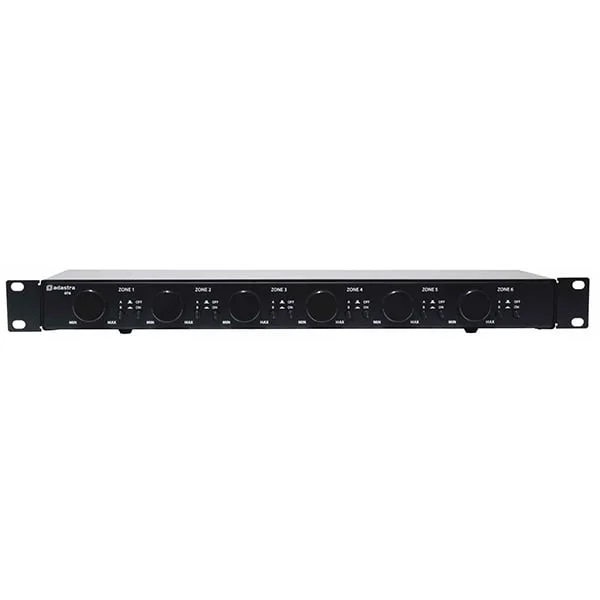 Adastra - AT6 6-WAY 100V SPEAKER SELECTOR SWITCH TWO ZONE WITH VOLUME CONTROL 6x 30W - Image 6