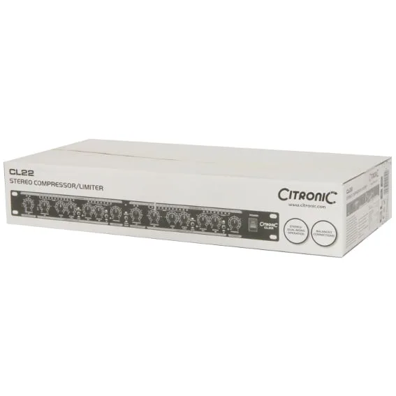 CITRONIC - CL22 STEREO COMPRESSOR / LIMITER / GATE - Image 4