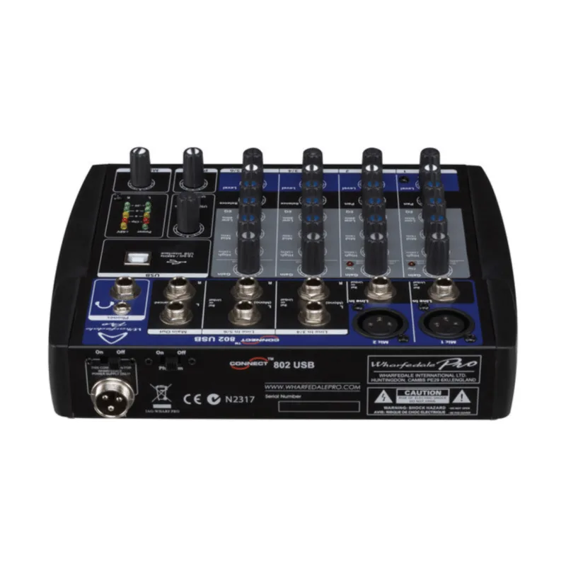 Wharfedale Pro Connect 802 USB 6-Channel Mixer - Image 3