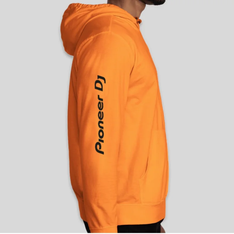 Pioneer Adult Uni-Sex Orange Hoodie Limited Edition - Image 2