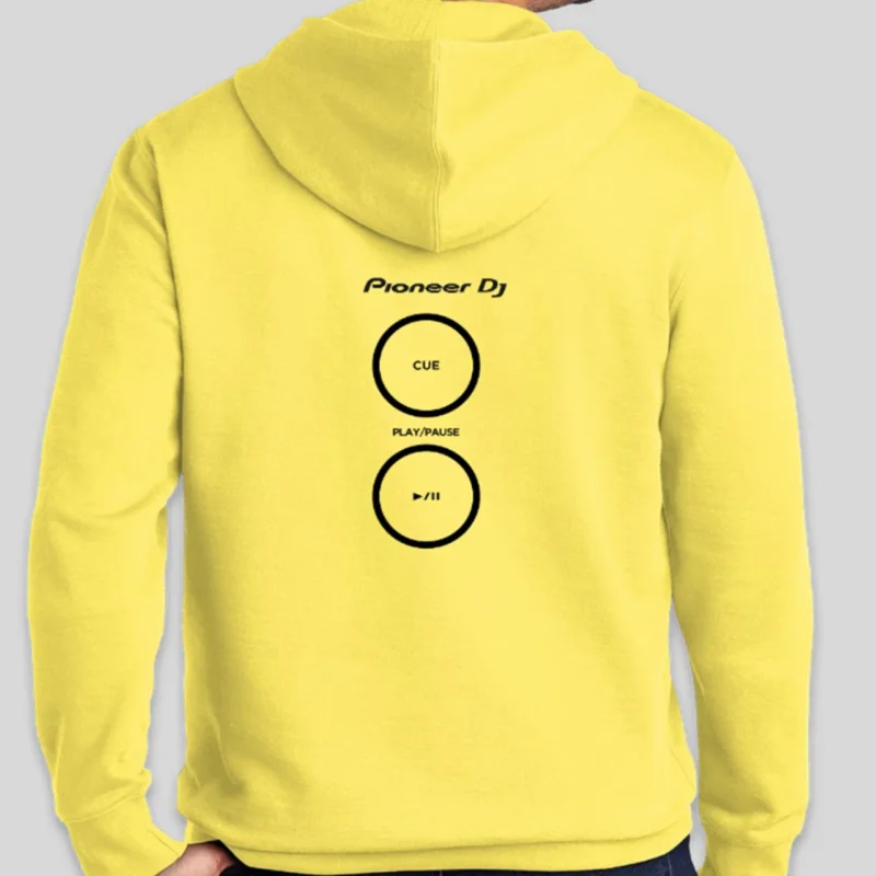 Pioneer Adult Uni-Sex Yellow Hoodie Limited Edition - Image 3