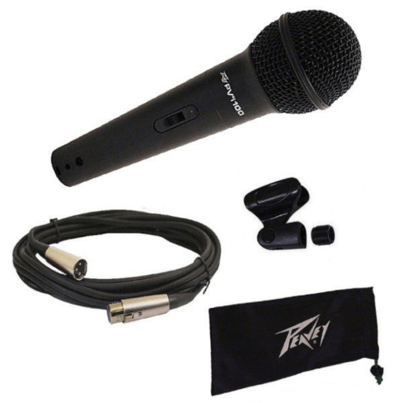 Peavey PVi 100 XLR Dynamic Cardioid Microphone with XLR Cable - Image 2