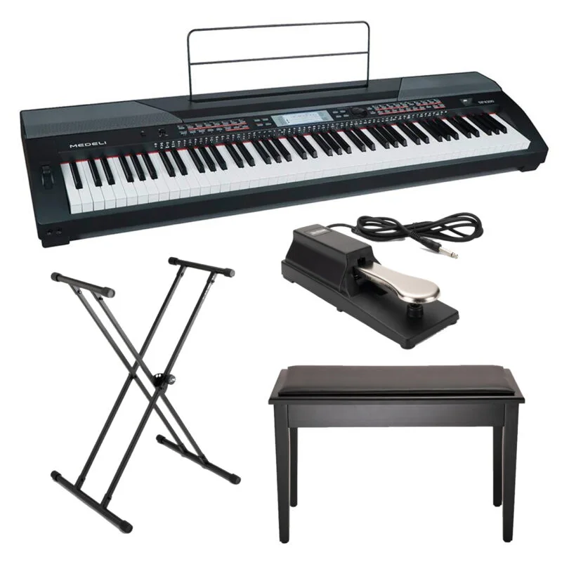 Medeli and On-Stage Piano Bundle