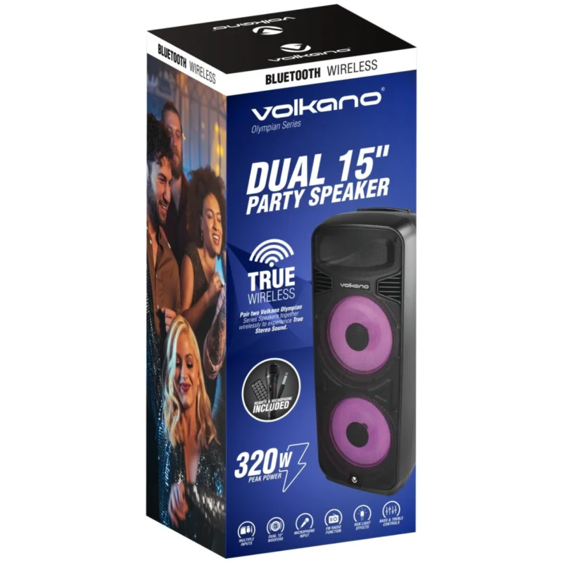 Volkano Olympian Series Bluetooth Party Speaker - Image 3