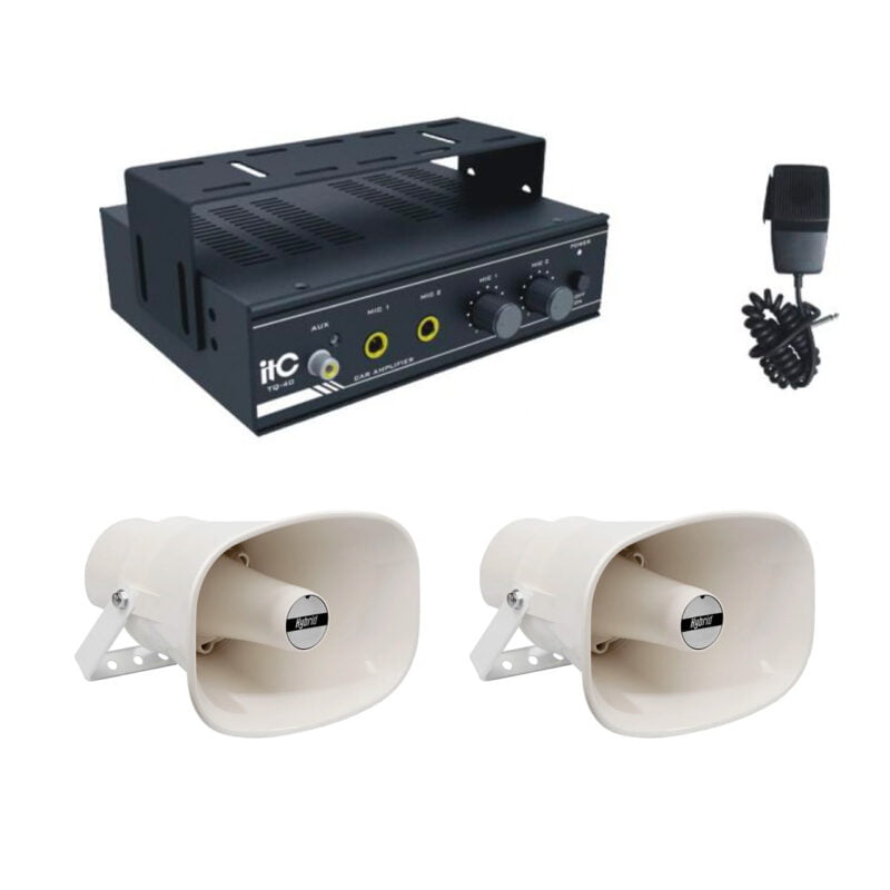 Vehicle public address system