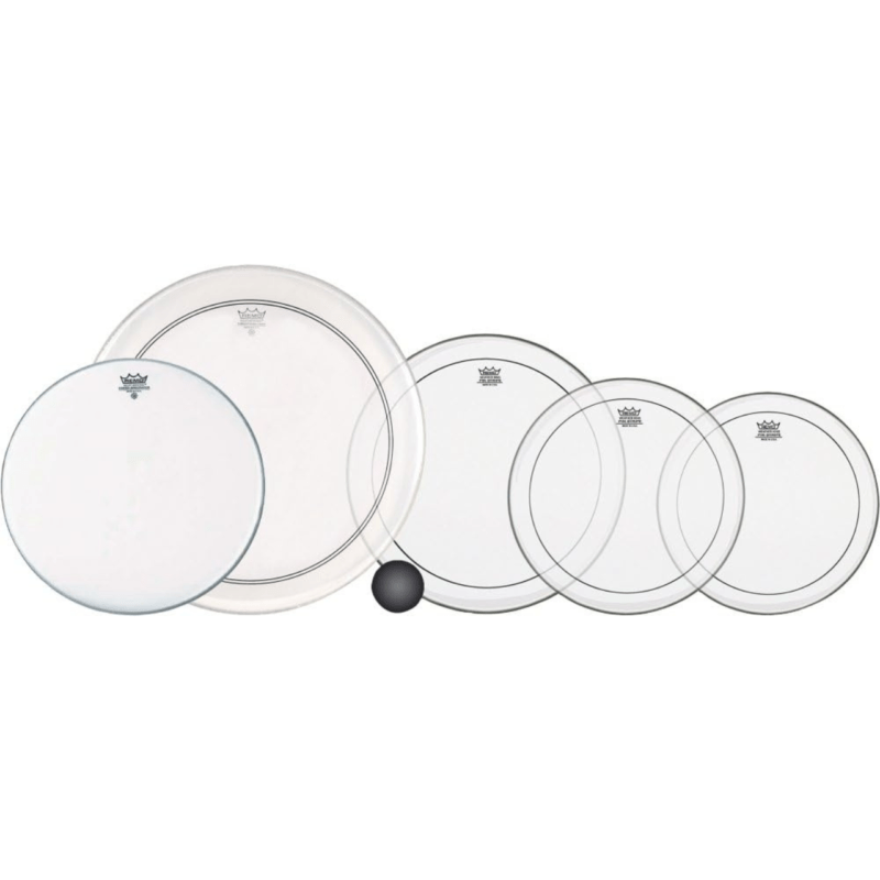 Remo 4-Piece Clear Pinstripe Standard Pro Pack