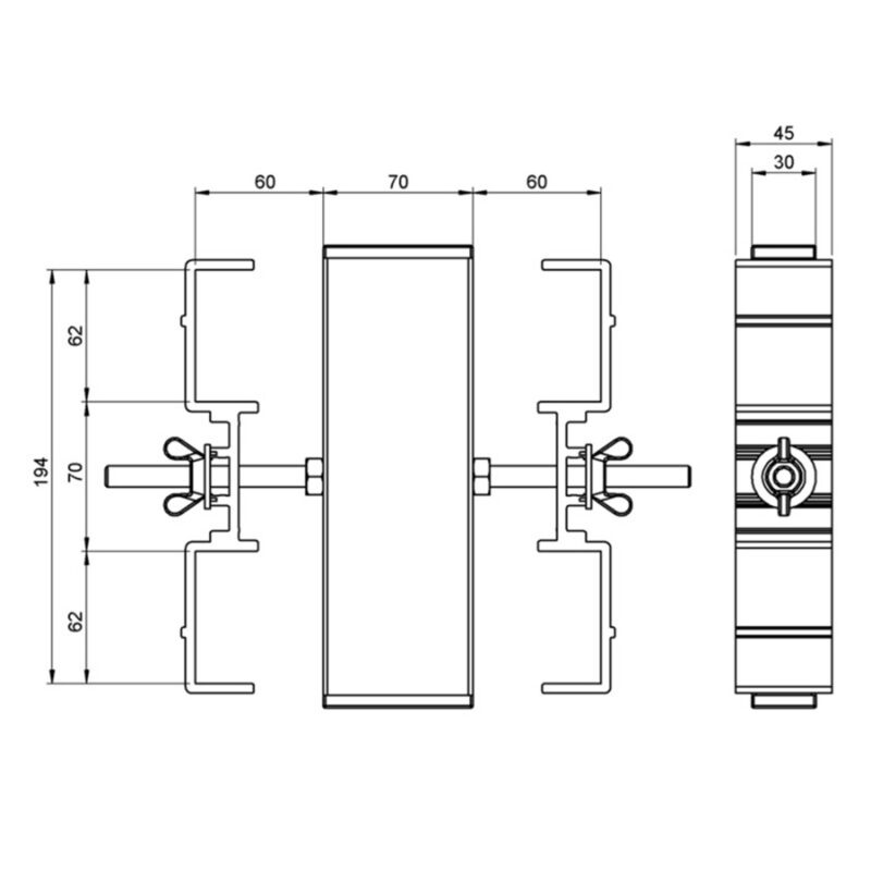 ALUSTAGE - 4-WAY LEG CLAMP - Image 2