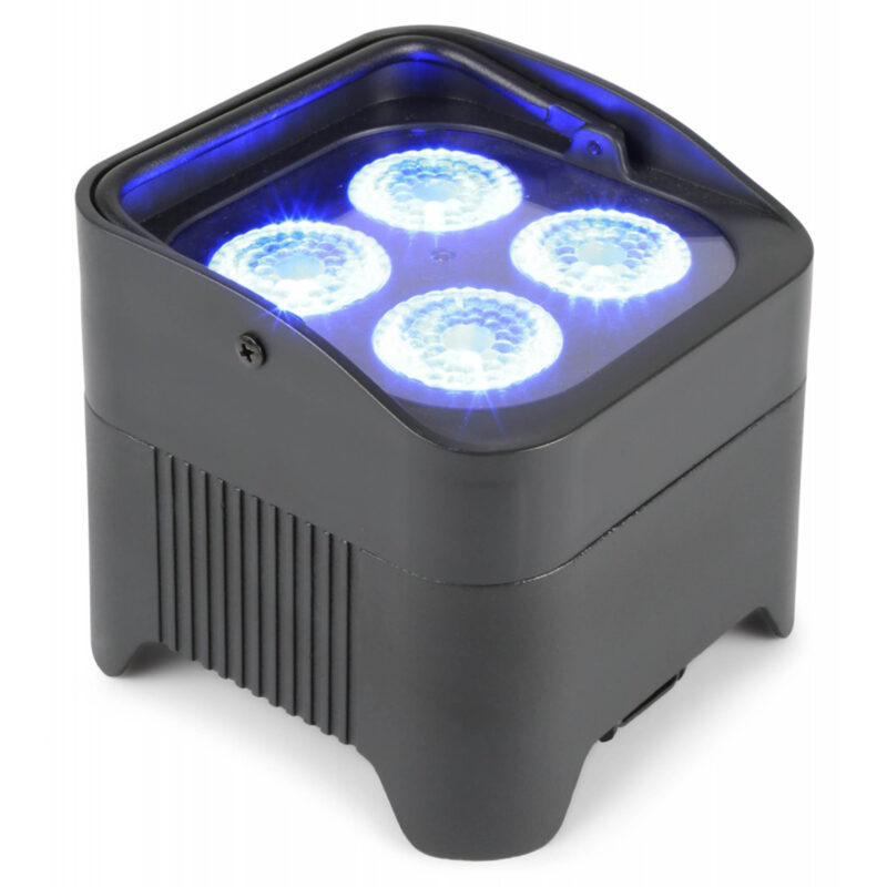 4X 10W RGBWA-UV BATTERY DMX IR