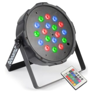 18x 1W RGB DMX IRC