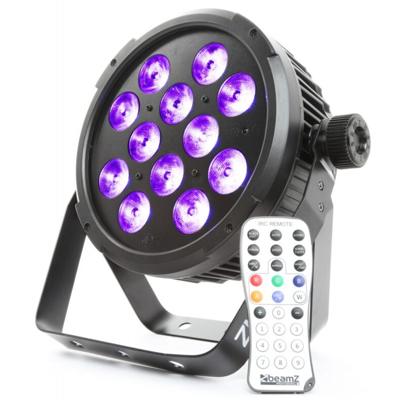 BEAMZ BT300 LED FLAT PAR IP20 12x 10W RGBAWUV - Image 2