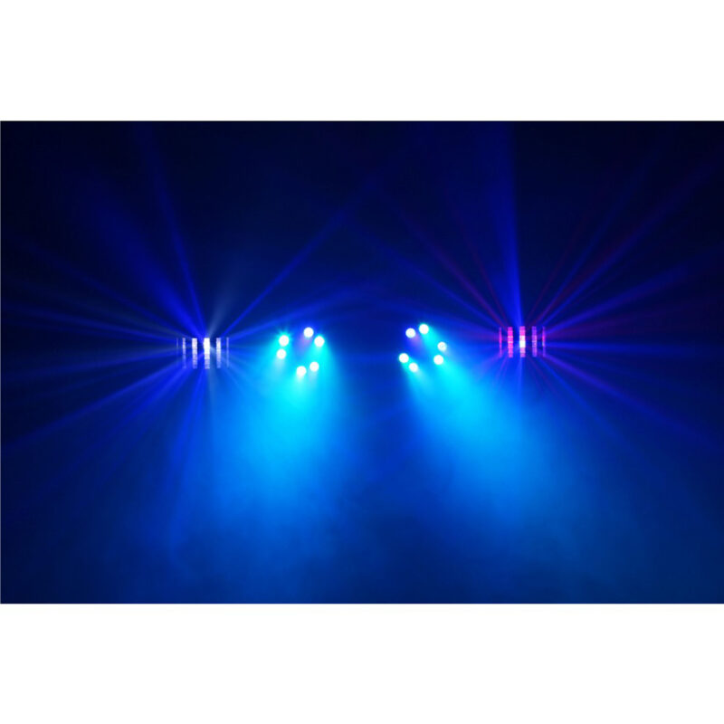 BEAMZ PARTYBAR2 2x LED PAR AND 2x Derby 32x 1W RGBW - Image 7