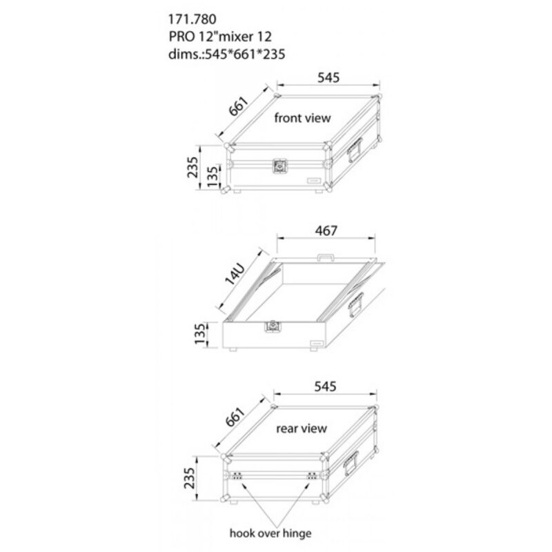 Power Dynamics - PDFU12 MIXER FLIGHTCASE - Image 4