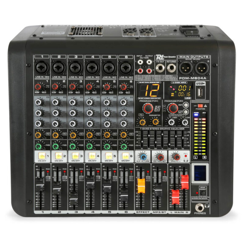 Power Dynamics - PDM-M604A POWERED MUSIC MIXER - Image 2