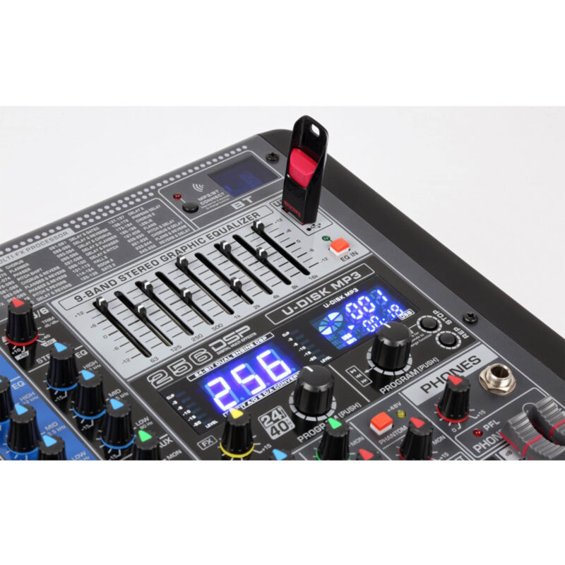 Power Dynamics - PDM-S1204 STAGE MIXER WITH DSP/BT/USB/MP3 - Image 3