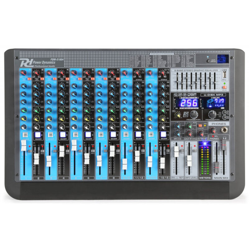 Power Dynamics - PDM-S1604 STAGE MIXER WITH DSP/BT/USB/MP3 - Image 2