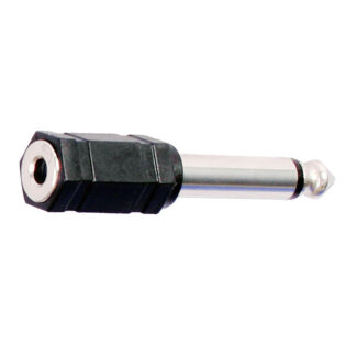 6.3mm mono plug - 3.5mm mono socket