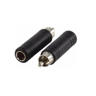 RCA plug - 6.3mm mono socket