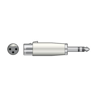 XLR Socket - 6.3 Stereo Plug