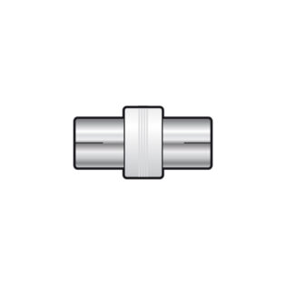 Coaxial coupler socket to socket