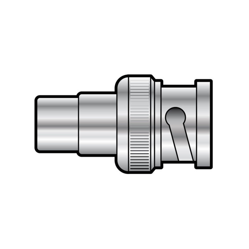 BNC plug - RCA socket