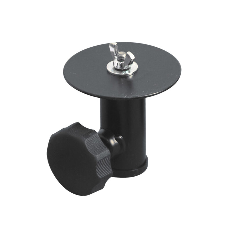 Speaker stand lighting mount adapter