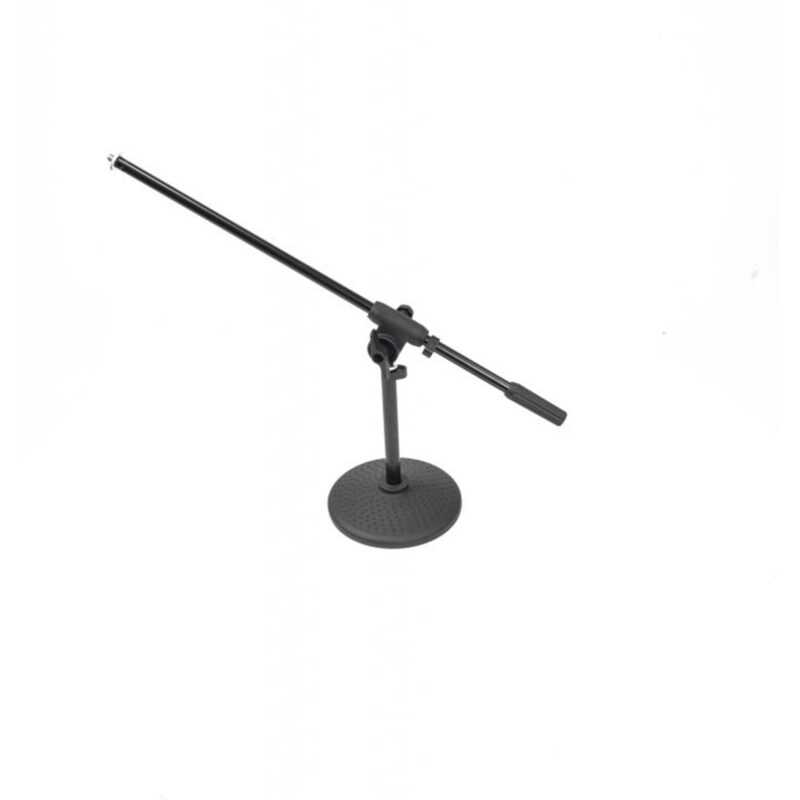 Desktop microphone with adjustable boom