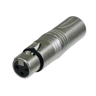 3P XLR Socket - 5P XLR Plug