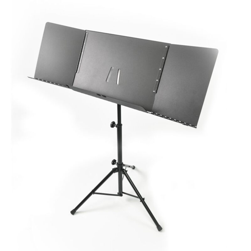 Folding panel music sheet stand