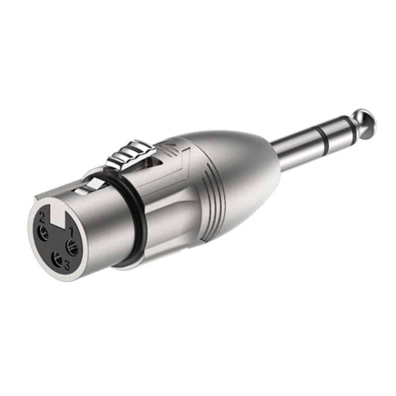 6.3mm stereo plug - 3P XLR female