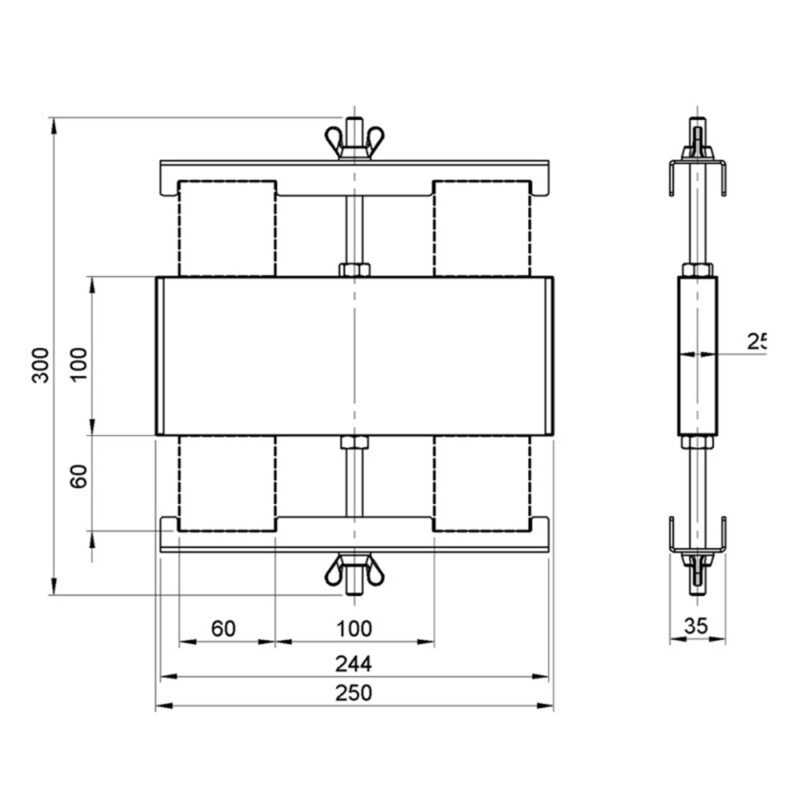 ALUSTAGE - 4-WAY LEG CLAMP FOR SCA-07 - Image 2