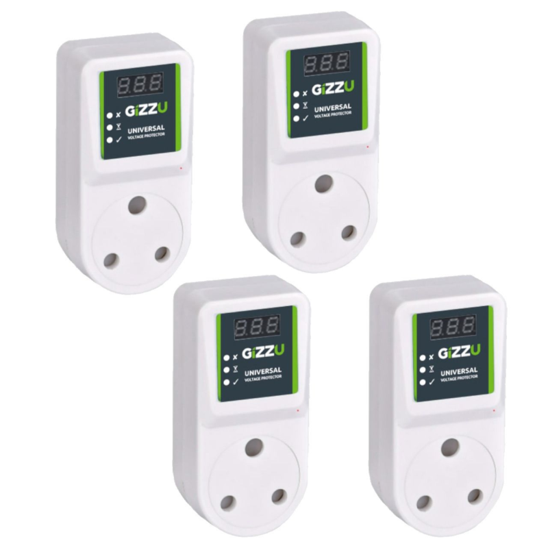 Set of 4 GIZZU Voltage Protector 16A