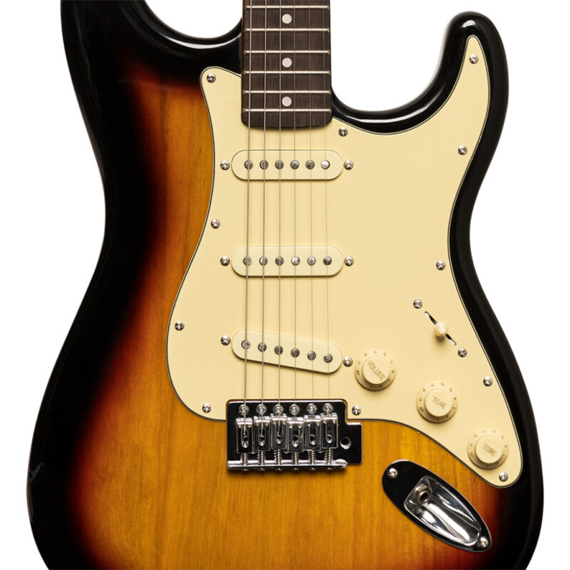 STAGG Standard "S" Electric Guitar - Sunburst - Image 5